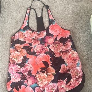 Lululemon Racerback Floral Tank